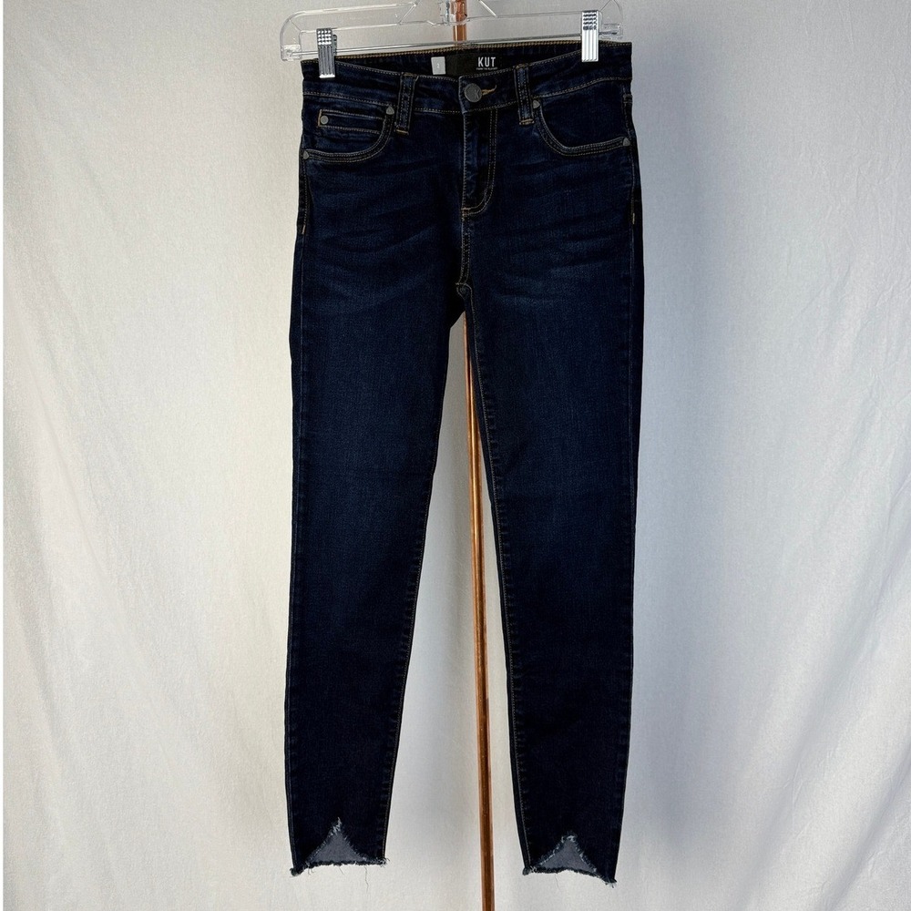 Kut from the Kloth Dark Blue Ankle Jeans